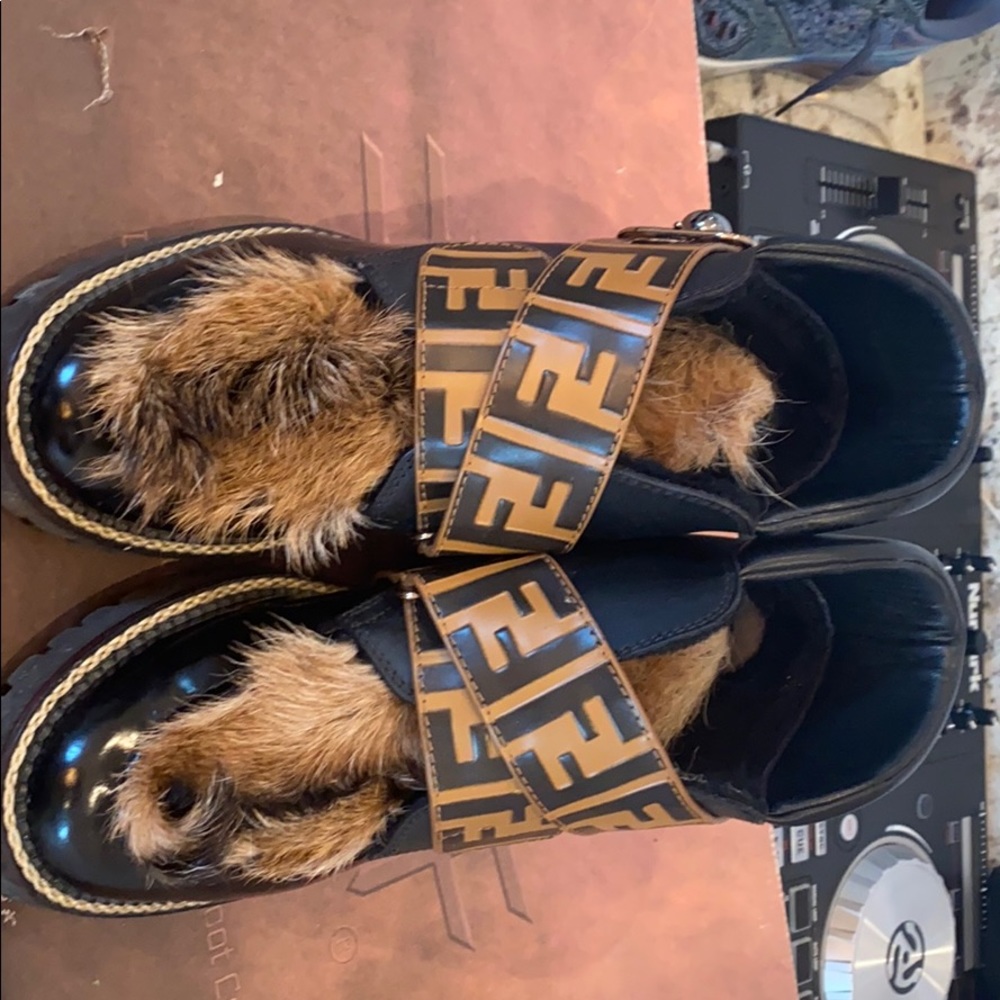 Runway Fendi fury ankle boot